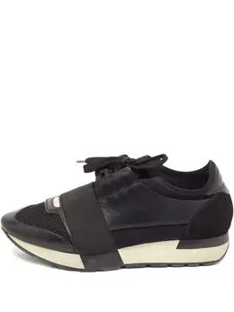 Balenciaga leather mesh sneakers 30343445