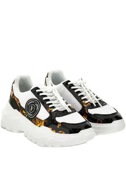 Versace Jeans Couture: Белые кроссовки 