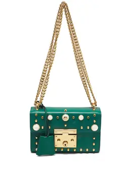 Gucci stud-embellished shoulder bag 30345521
