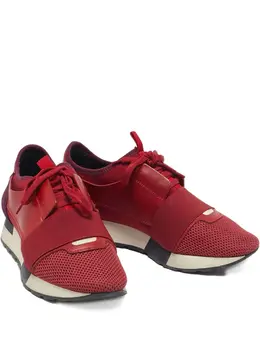 Balenciaga 2024 Race Runner leather mesh sneakers 30346259