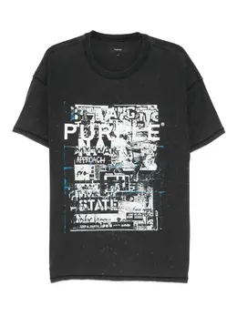 Purple Brand: Футболка с принтом 