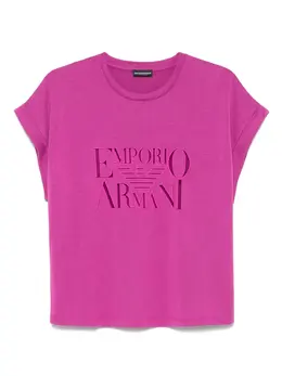 Emporio Armani: Розовая футболка 