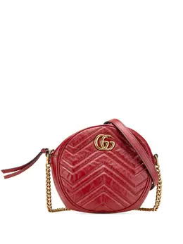 Gucci 2016-2025 Mini GG Marmont Matelasse Leather Round crossbody bag 30969952