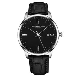 Stuhrling Symphony Quartz Black Dial Mens Watch m16828