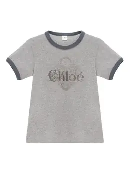 Chloé: Хлопковая футболка 
