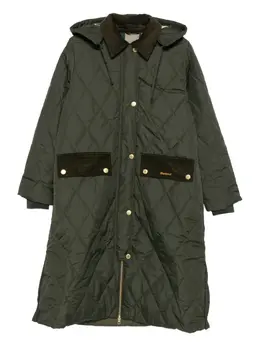Barbour: Зелёное пальто 
