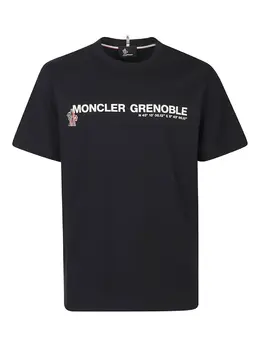 Moncler Grenoble: Синяя футболка 