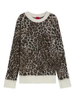 HUGO: Свитер с животным принтом 