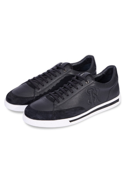 STEFANO RICCI: Чёрные кеды 