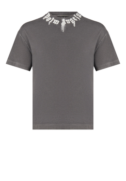 PALM ANGELS: Серая футболка 