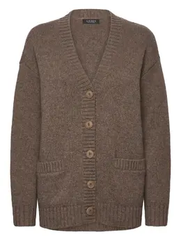 Lauren Ralph Lauren: Коричневый кардиган 