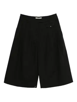 Tibi: Чёрные шорты 