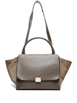 Céline Pre-Owned: Серебристая сумка-шоппер 