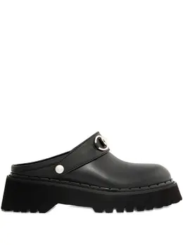 Gucci: Чёрные сабо  Horsebit