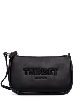 TWINSET: Чёрная сумка-шоппер 