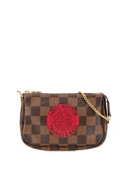Louis Vuitton 2008 Damier Ebene Trunks and Bags Mini Pochette Accessoires handbag 31097018