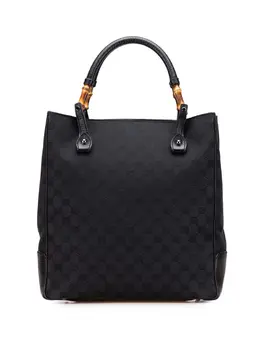 Gucci 2000-2015 GG Canvas Bamboo tote bag 31097016