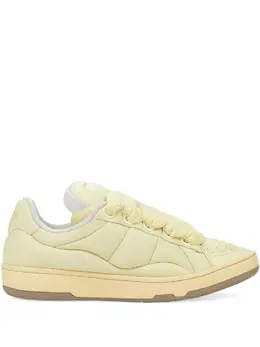 Lanvin: Жёлтые кроссовки  Curb