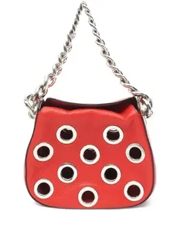 Prada 2000 eyelet-embellished shoulder bag 31030984