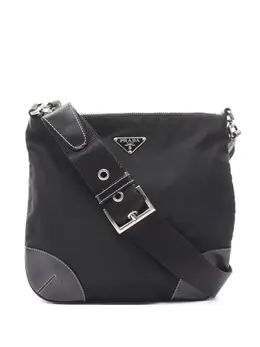 Prada 2000 logo-triangle shoulder bag 31178489