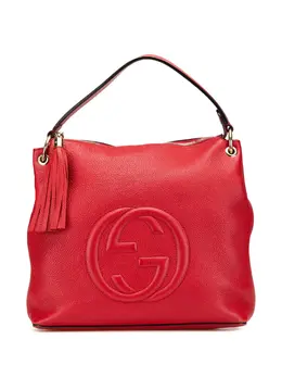 Gucci 2000-2015 Large Pebbled Calfskin Soho Convertible Hobo satchel 30543387