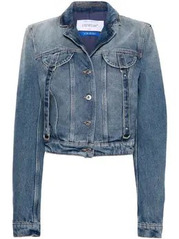 Off-White: Джинсовая куртка 