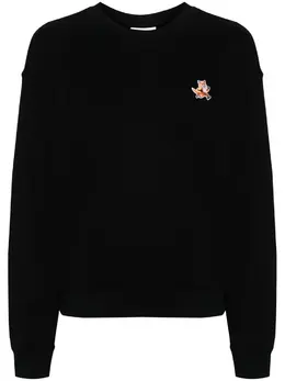 Maison Kitsuné: Чёрный свитшот 