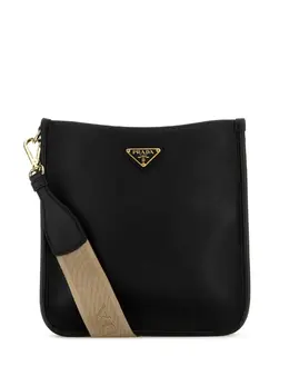 Prada triangle-logo leather crossbody bag 24680254