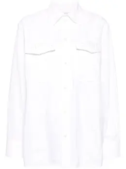 Marine Serre: Рубашка  Pocket с карманами