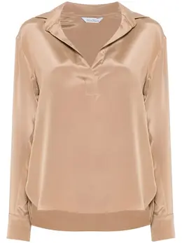 Max Mara: Бежевая блуза 