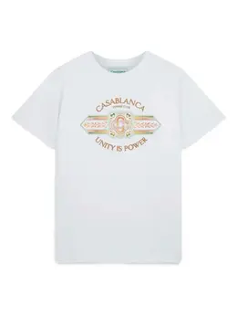 Casablanca: Белая футболка 