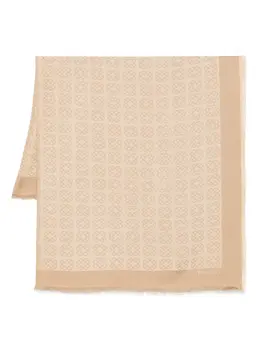 TWINSET: Бежевый шарф  Oval T