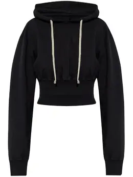 Rick Owens DRKSHDW: Чёрная толстовка 