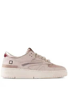 D.A.T.E. Torneo metallic-panel leather sneakers 31816001