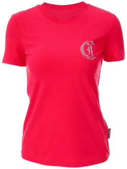 Just Cavalli: Розовая футболка 