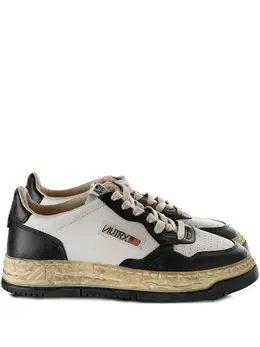 Maison Mihara Yasuhiro x Autry leather-panelled platform sneakers 31755684