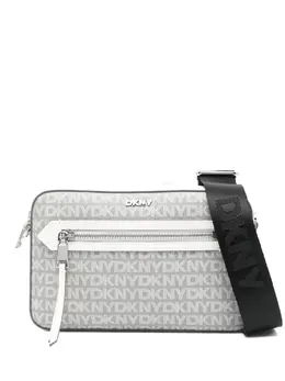 DKNY logo-monogram shoulder bag 31086333