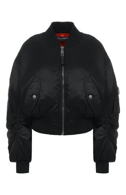 Dolce & Gabbana: Чёрная куртка 