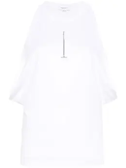 Alexander McQueen: Белая футболка 