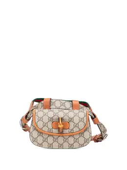 Gucci 2016-2025 Mini GG Supreme Web Bamboo 1947 belt bag 31499902