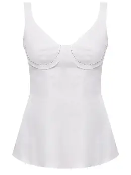 MUSE ME: Льняной топ 