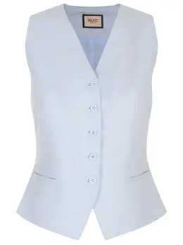 SHATU: Льняной жилет 