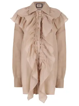 SHATU: Бежевая блуза 