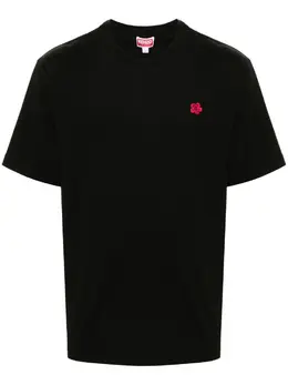 Kenzo: Футболка с цветочным принтом 