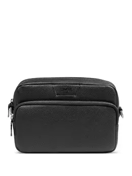 Lancel double-zip leather clutch bag 31525714