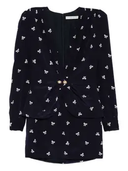 Alessandra Rich: Платье с бантом 