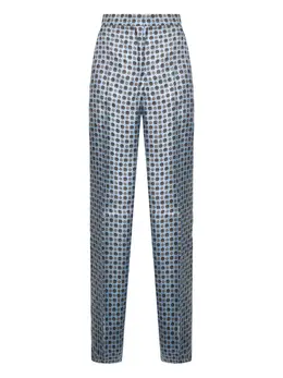 Max Mara: Брюки с геометрическим принтом 