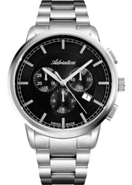 Швейцарские наручные мужские часы Adriatica 8307.5116CH. Коллекция Chronographs w230581