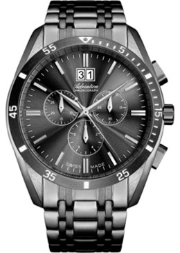 Швейцарские наручные мужские часы Adriatica 8202.S116CH. Коллекция Chronograph w244386