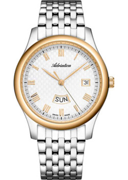 Швейцарские наручные мужские часы Adriatica 1025.2163Q. Коллекция Classic w254489